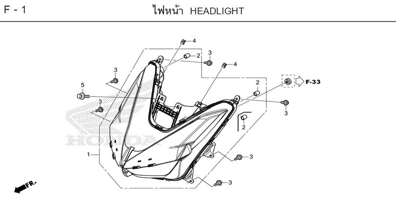 F-1 HEADLIGHT