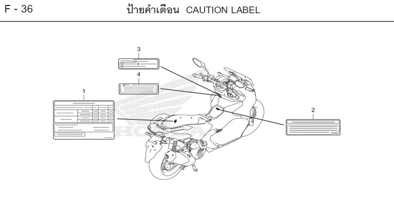 F-36 CAUTION LABEL