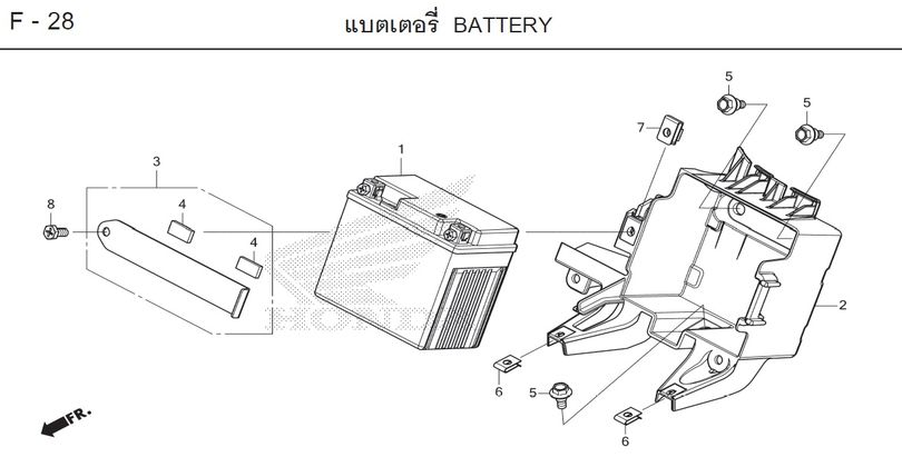 F-28 BATTERY