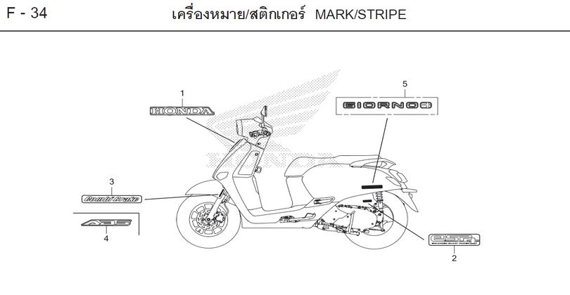 F-34 MARK/STRIPE