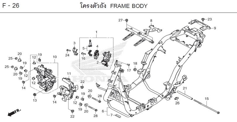 F-26 FRAME BODY