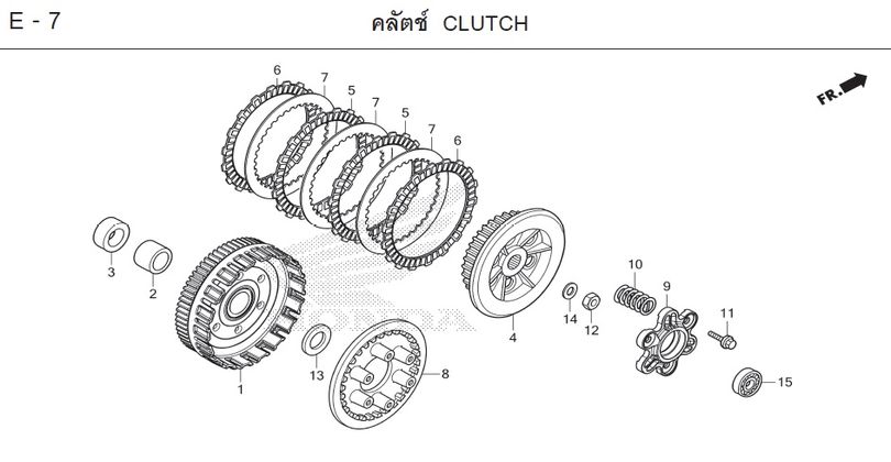 E-7 CLUTCH