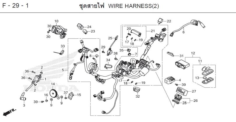 F-29-1 29-1 WIRE HARNESS(2)