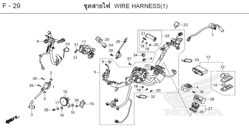 F-29 WIRE HARNESS(I)
