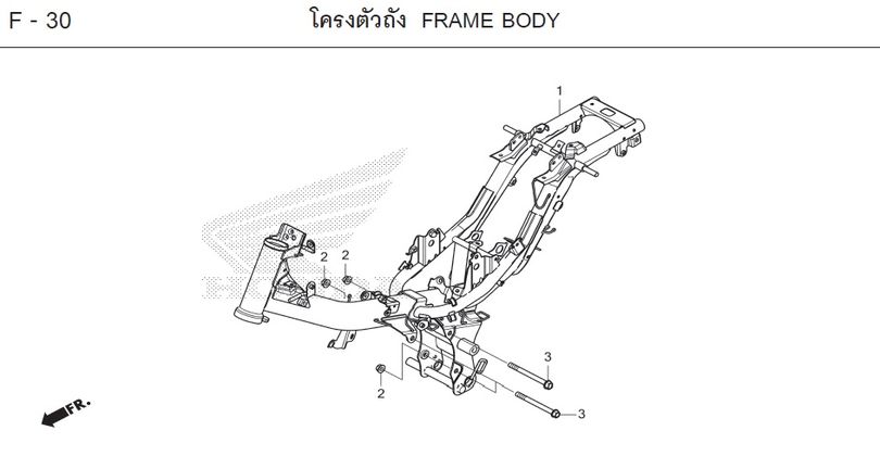F-30 FRAME BODY