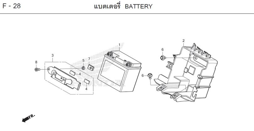 F-28 BATTERY