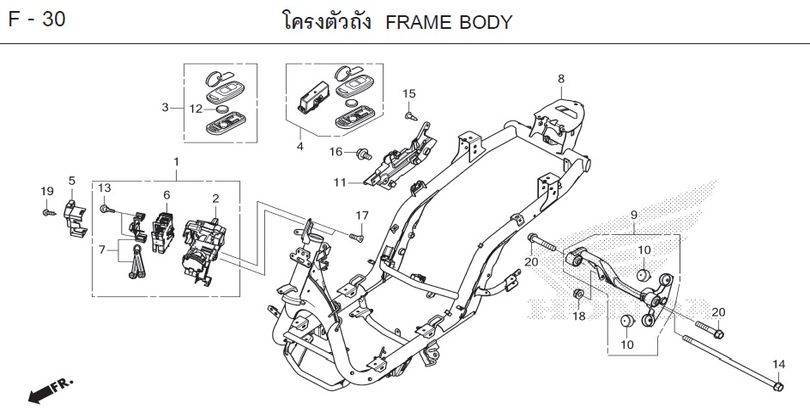 F-30 FRAME BODY