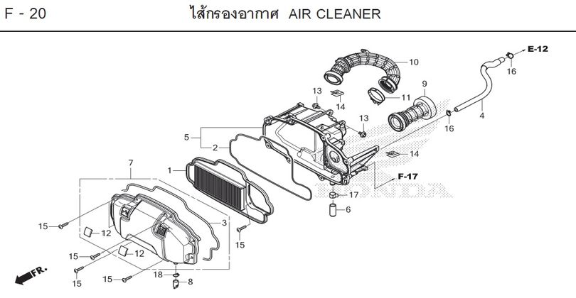 F-20 AIR CLEANER