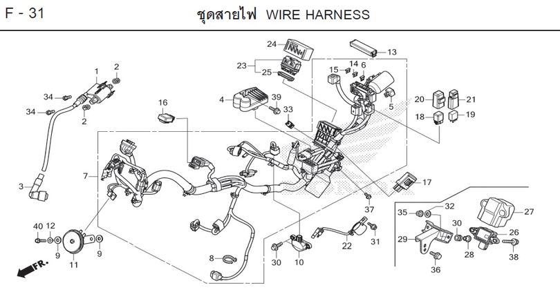 F-31 WIRE HARNESS