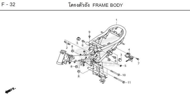 F-32 FRAME BODY