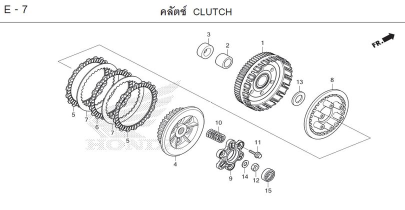 E-7 CLUTCH
