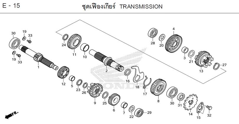 E-15 TRANSMISSION