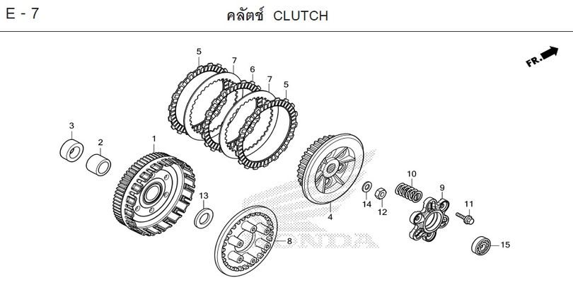 E-7 CLUTCH