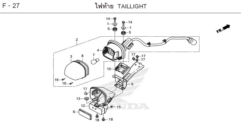 F-27 TAILLIGHT
