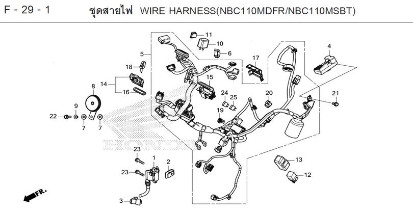 F-29-1 29-1 WIRE HARNESS(NBCI IOMSBT)