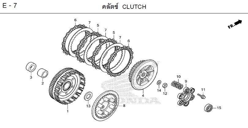E-7 CLUTCH