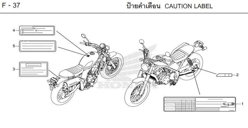 F-37 CAUTION LABEL