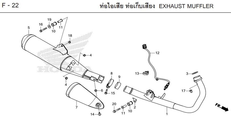 F-22 EXHAUST MUFFLER