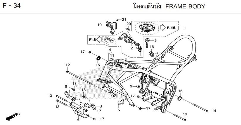 F-34 FRAME BODY
