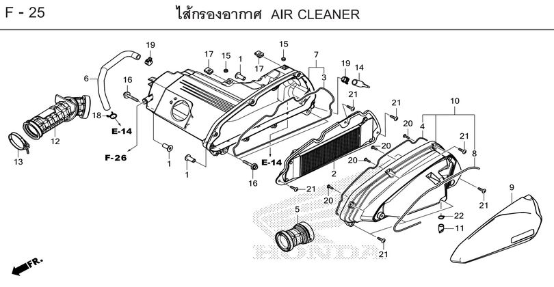 F-25 AIR CLEANER