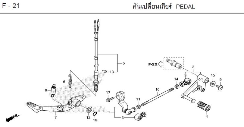 F-21 PEDAL