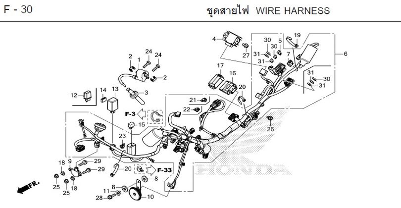 F-30 WIRE HARNESS