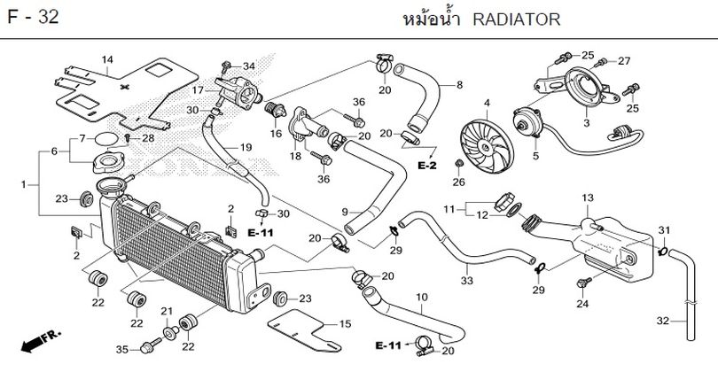F-32 RADIATOR