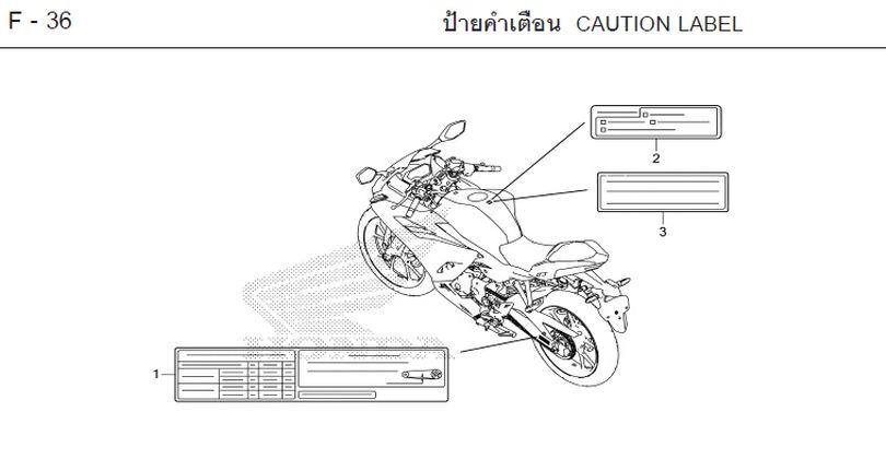 F-36 CAUTION LABEL