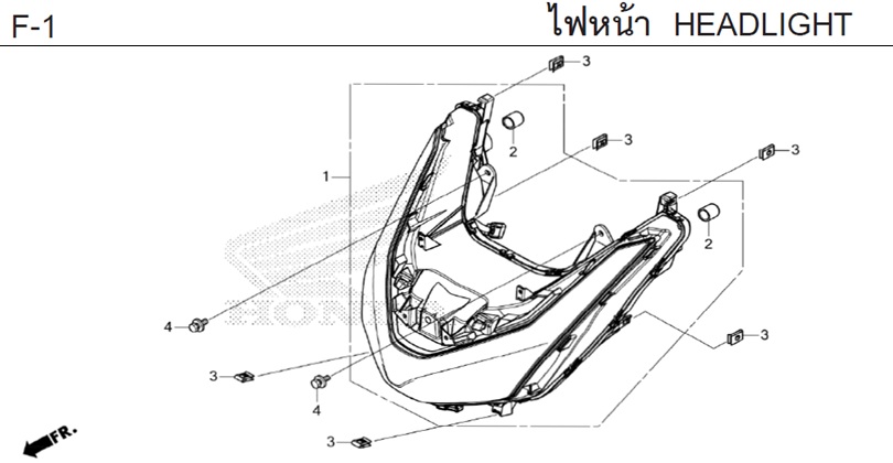 F-1 HEADLIGHT