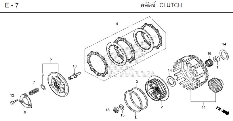E-7 CLUTCH