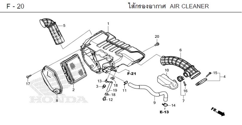 F-20 AIR CLEANER