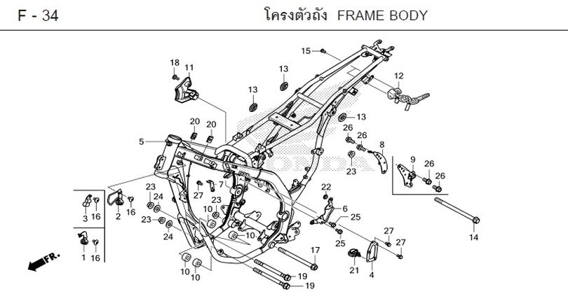 F-34 FRAME BODY