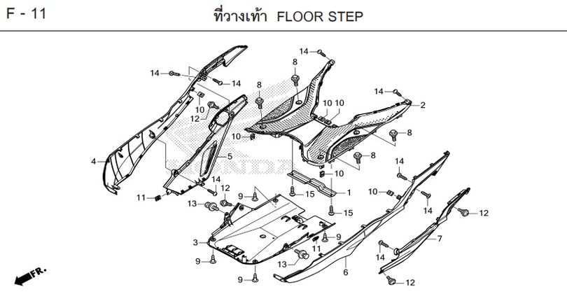 F-11 FLOOR STEP