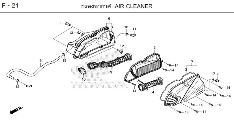 F-21 AIR CLEANER