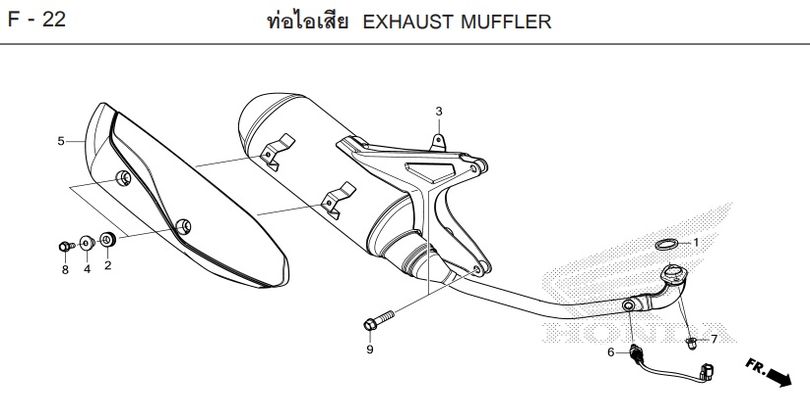 F-22 EXHAUST MUFFLER