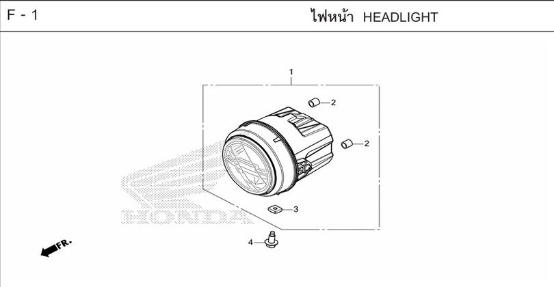 F-1 HEADLIGHT