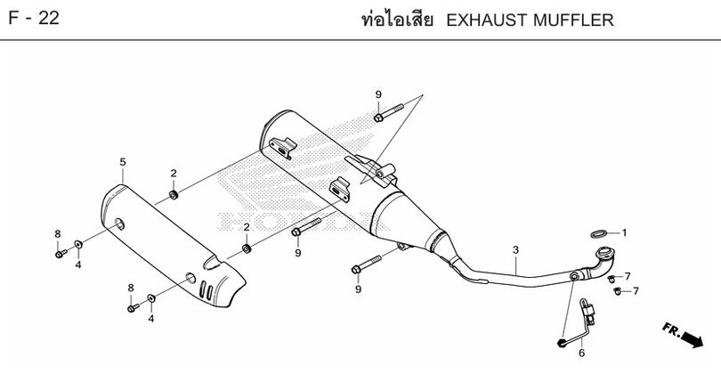 F-22 EXHAUST MUFFLER