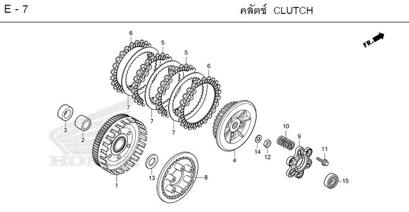 E-7 CLUTCH