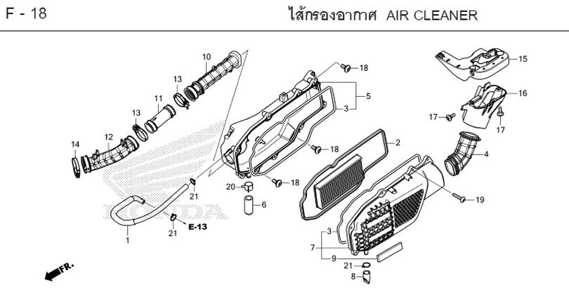 F-18 AIR CLEANER