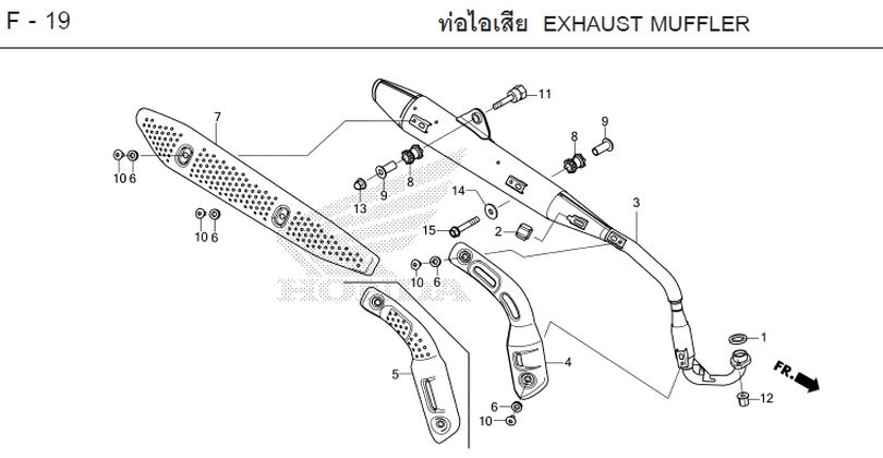 F-19 EXHAUST MUFFLER