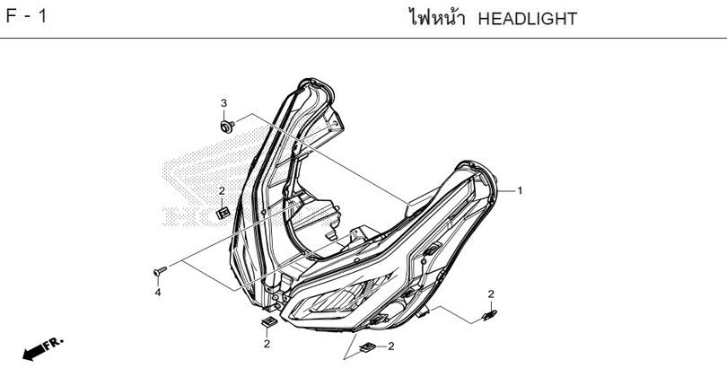 F-1 HEADLIGHT