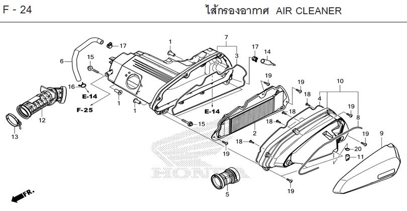 F-24 AIR CLEANER
