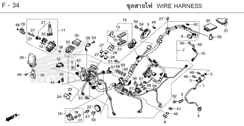 F-34 WIRE HARNESS