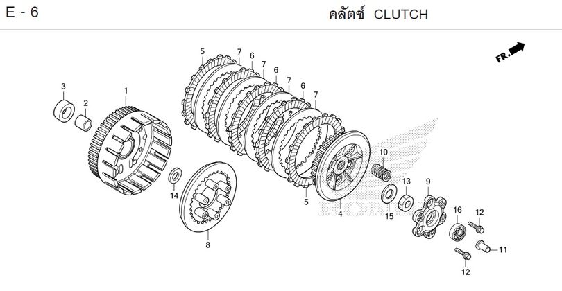 E-6 CLUTCH