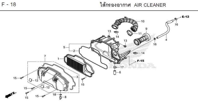 F-18 AIR CLEANER