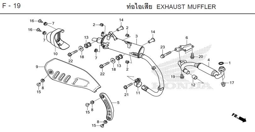 F-19 EXHAUST MUFFLER