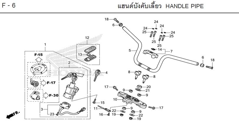 F-6 HANDLE PIPE