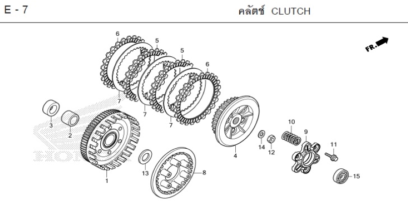 E-7 CLUTCH