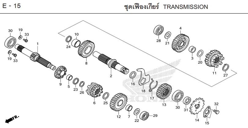 E-15 TRANSMISSION