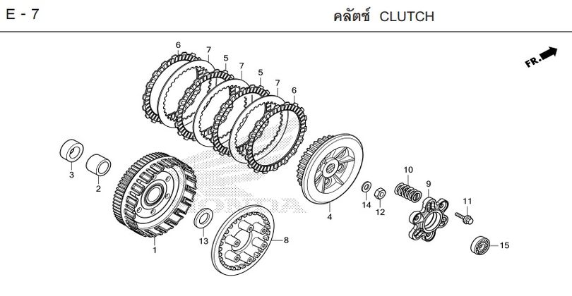 E-7 CLUTCH
